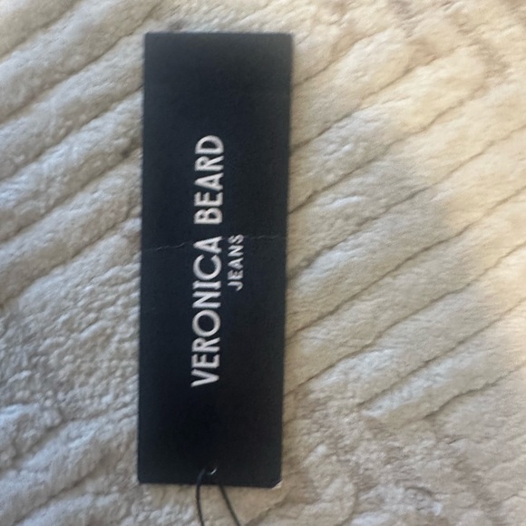 Veronica Beard Jeans "Carly" high rise kick flare jeans in bright blue - Picture 6 of 8